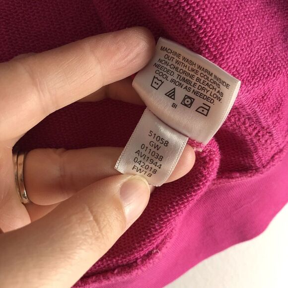 Hanna Andersson Girls 100cm Size‎ 4 Jacket Pink Zip Up Hoodie Basic Sweatshirt - Picture 7 of 11